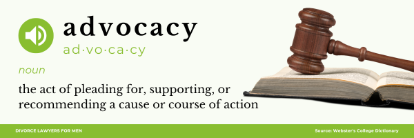 Definition of Advocacy: the act of pleading for, supporting, or recommending a cause or course of action.